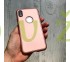 360° kryt Mate silikónový iPhone X, XS - ružový